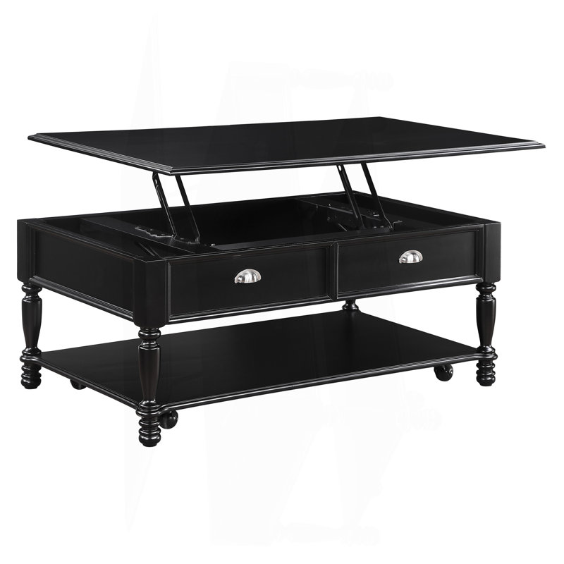 Table basse classique avec plateau à roulettes Classic Design