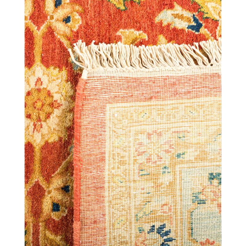 Classic One-of-a-Kind 6' 2" x 9' 2" Hand Knotted Area Rug
