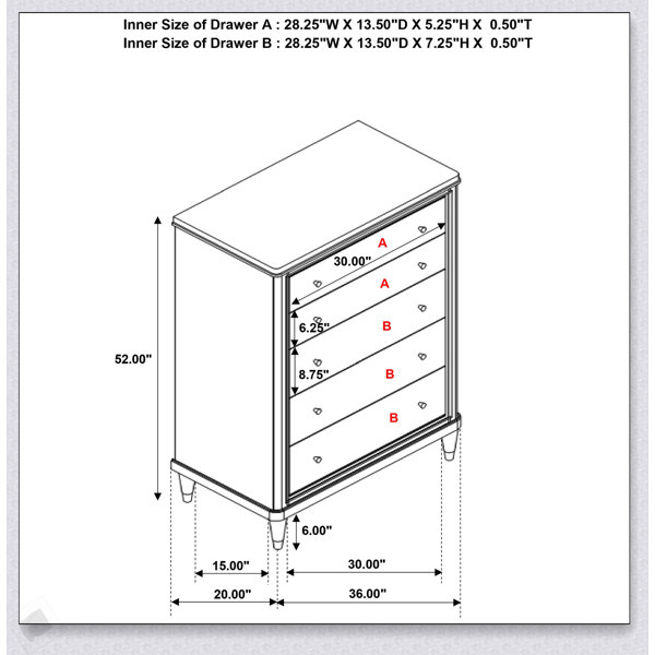 Dimensions du produit