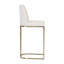 Rayla Upholstered Stool with Metal Frame