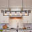 5-Light Dimmable Rectangle Kitchen Island Chandelier-162394468