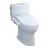 Drake 1.28 GPF (Water Efficient) Elongated Two-Piece Toilet with High Efficiency Flush (Seat Included)