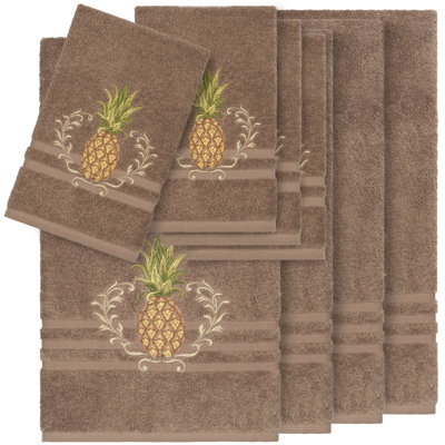 Ensemble de 8 serviettes en coton Welcome