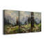 Lanscape Study Series C - Ensemble de 3 toiles tendues avec châssis - Prêt à être accroché-1047891291