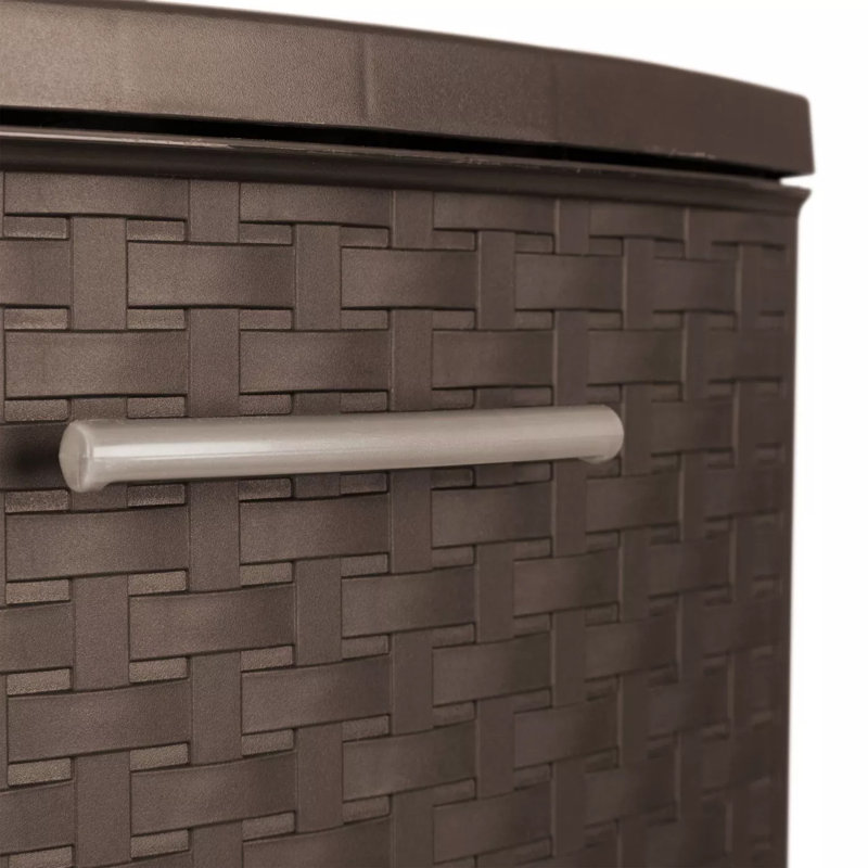 Sterilite Medium Weave 4 Drawer Organizer Storage Tower, Gray