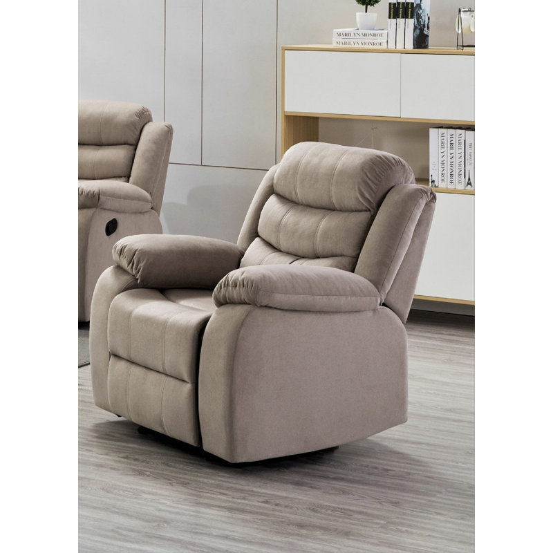 Polston Upholstered Recliner, Lenox Tan