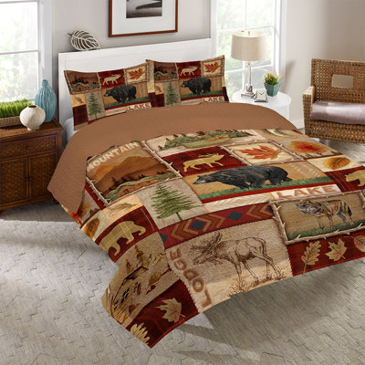 Lodge Collage Machine Woven Quilt
