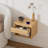 Modern Floating Nightstand With Drawer & Open Shelf-1008571673-1008571672