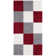 Myshaggy Collection Rugs Geometric Design in Red