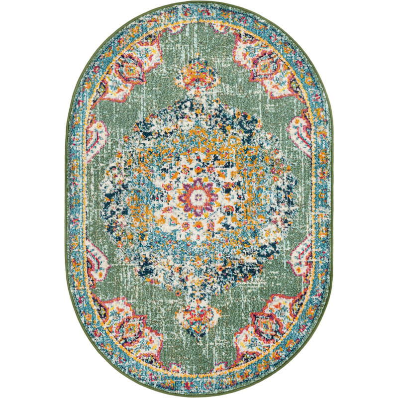 Pennylane Oriental Indoor Rug, Oval 4'1" x 6'1"