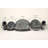 Denali Grey 16 Piece China Dinnerware Set- Service For 4