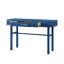 Bureau, bureau bleu industriel moderne avec rangement fonctionnel et structure en métal durable