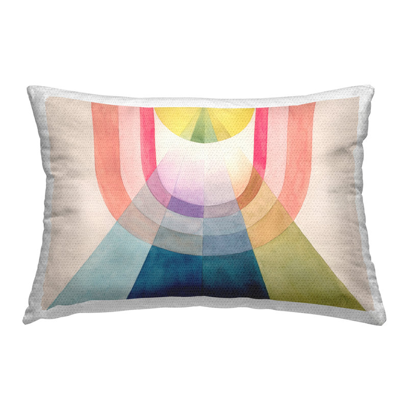 Coussin extérieur abstrait Abstract Arches & Rays par Grace Popp