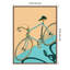 «Isometric Bicycle» par Wyatt, reproduction d'art sur toile encadrée 9