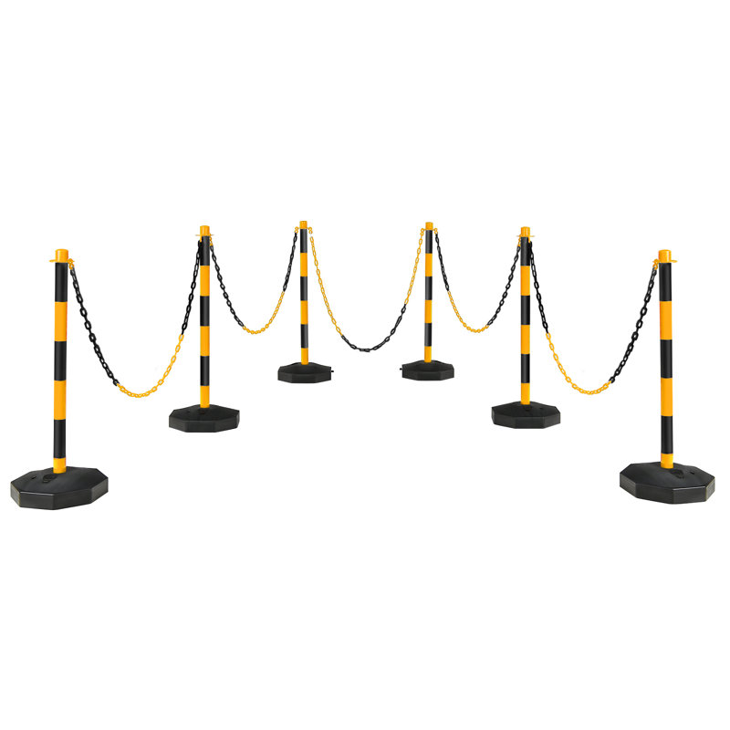 Barbaralee 30 cm H x 81 cm W Porch and Stair Railings Fencing, Yellow/Black