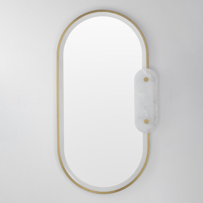 Stonewall Oval Lighted Mirror