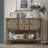 Alcimon Sideboard,Console Table with 2 Drawers and Cabinets,Buffet Server Cabinet-1666644634