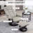 HOMCOM Recliner With Ottoman-4519638