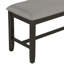 Ensemble de table de salle à manger 6 pièces comprenant une table rectangulaire, quatre chaises confortables et un banc spacieux pour les réunions de famille-617056731