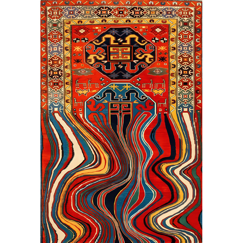 Tapis intérieur / extérieur Savante, Tapis de couloir 2 pi 7 po x 6 pi 7 po