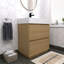 Ensemble de meuble-lavabo simple 30 po avec plateau en résine Ayhm-1463033679