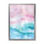 Abstrait océan rose et vagues bleues III - Peinture-969812555-969812548