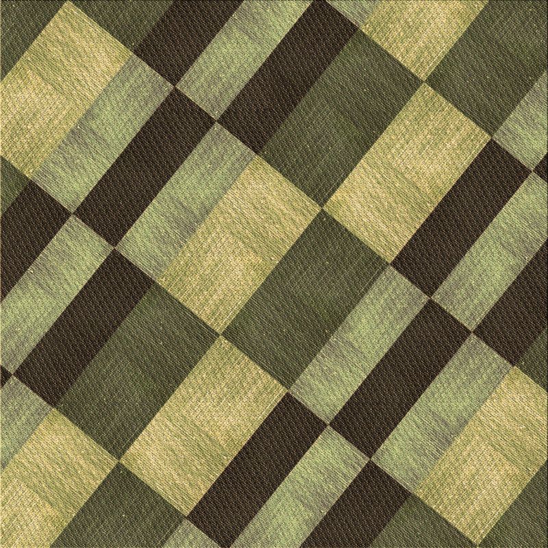 Geometric Indoor Rug, Square 5'