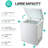 5 Cubic Feet Chest Freezer with Adjustable Temperature Controls-51100100