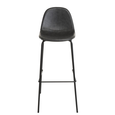 Laidley Upholstered Counter Stool with Metal Frame