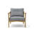 Ensemble de conversation teck avec coussins sunbrella 3 pièces relaxing deep Thorin