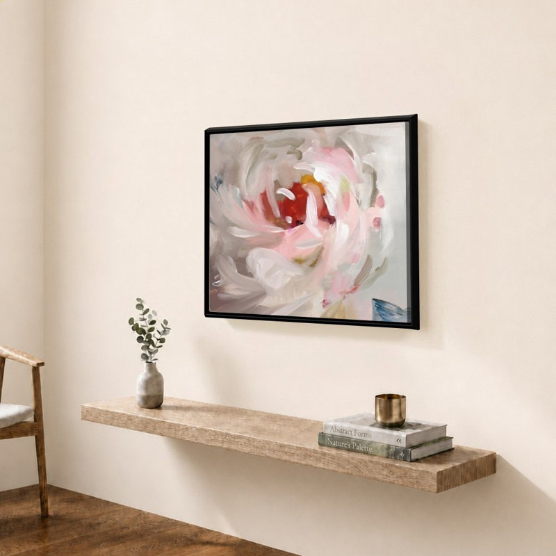 «Flower Soul» par Danhui Nai, impression sur toile, 34" H x 44" W, Black