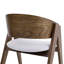 Ardena Walnut Effect Solid Wood Dining Chair-1894209854