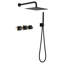 Système de douche complet de baignoire avec valve brute