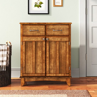 Presswood Solid Wood Accent Cabinet