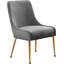 Chaise d'appoint rembourrée en velours Owen-32926667
