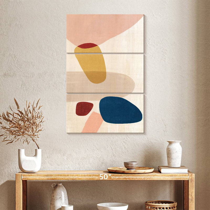 Avery Pink Pebbles, 38" H x 24" W