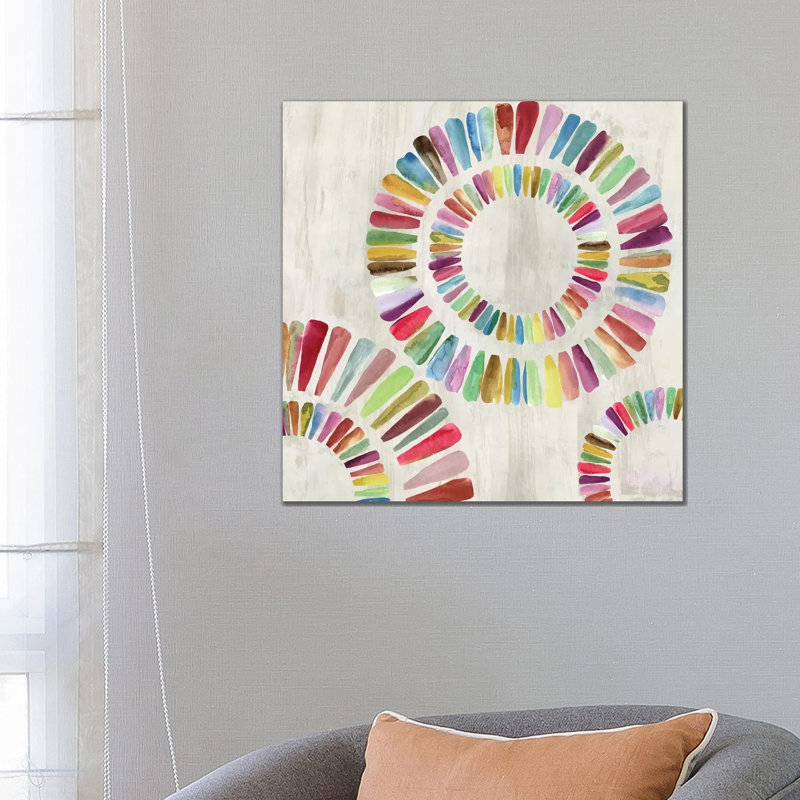 Fun Rings II by Aimee Wilson - Wrapped Canvas Painting, 66.04 cm H x 66.04 cm W x 3.175 cm D