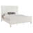 Anquinette California King Wood Panel Bed with Framed Details, Cream White-1562419191-1543849125