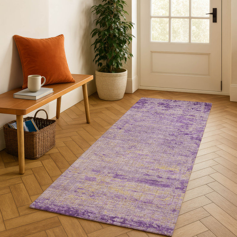 Premium Machine Washable Jakiyra AMF1901 Modern Rug, Runner 2'3" x 7'6"