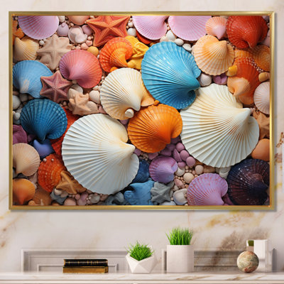 Coquillages colorés pointillistes II