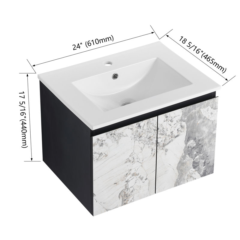 Meuble-lavabo simple 24,02 avec comptoir