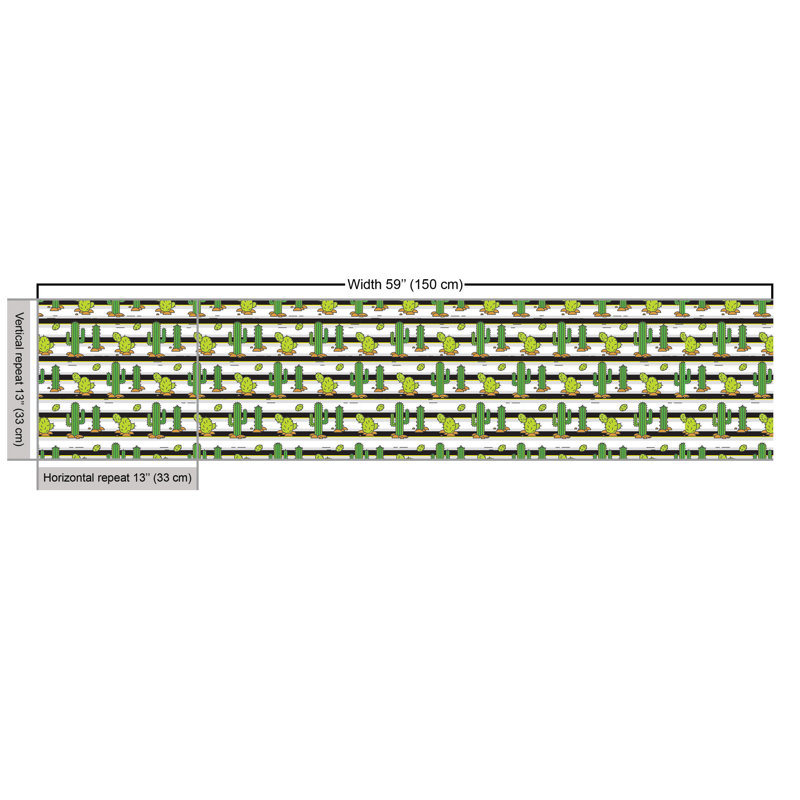 Chantail Saguaro Cartoon Multi-Purpose Fabric
