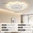 Angstrom 38.19" 6-Speed Reversible Dimmable LED Flush Mount Ceiling Fan With Remote Control And App