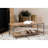Accent Bench With Slat Shelf