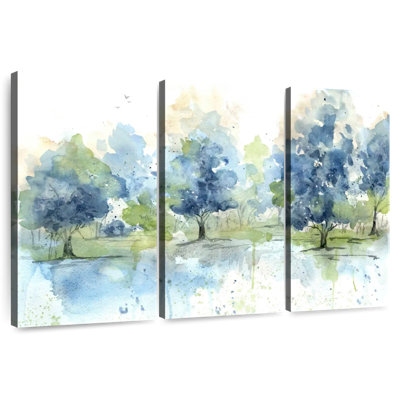 Paysage bleu délavé Avery