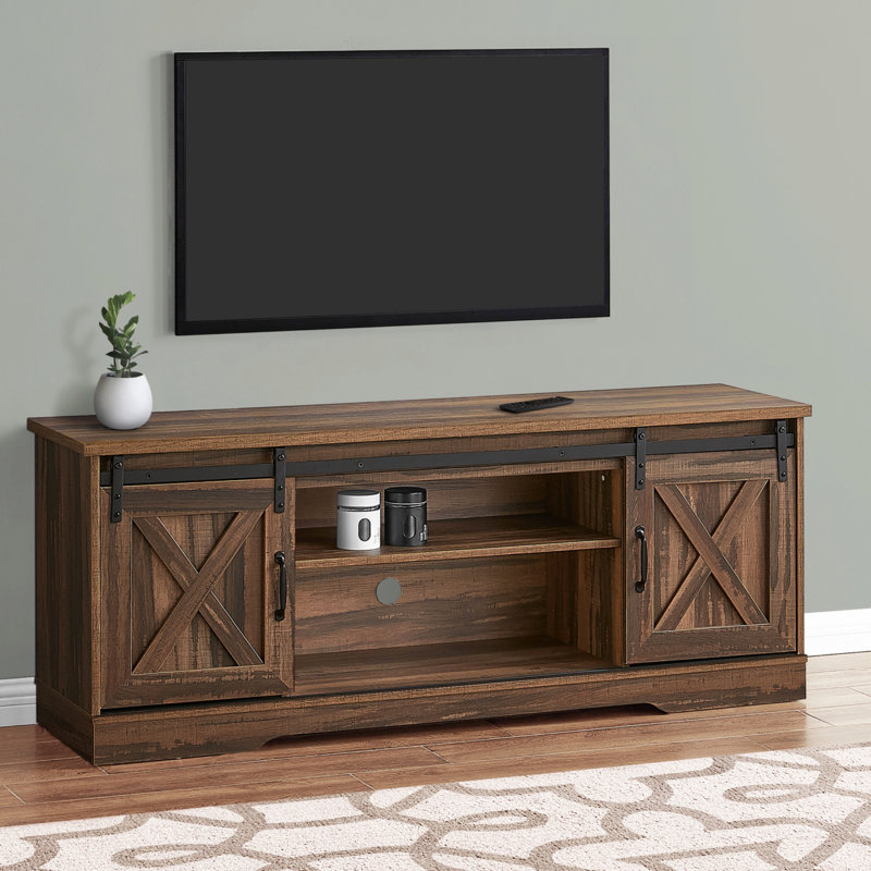 Tv Stand, 60 Inch, Console, Media Entertainment Center, Storage Cabinet, Living Room, Bedroom, Transitional, Brown