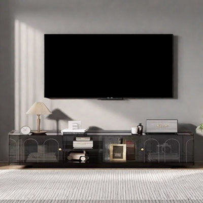 Creative design sense acrylic TV cabinet