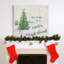 « Christmas Meadow I », reproduction d’art textuel sur toile tendue-253097986