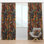Paisley Semi-Sheer Thermal Rod Pocket Single Curtain Panel