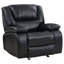 Fauteuil inclinable noir rembourré-1759513694
